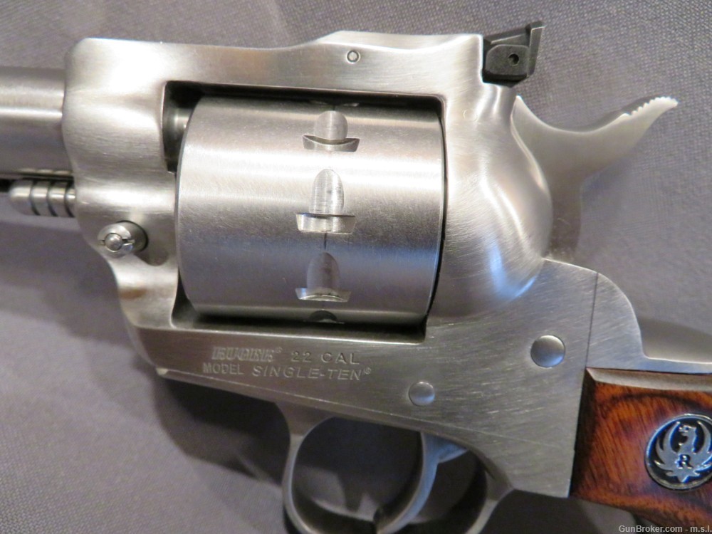 Ruger Stainless Steel Model Single Ten Revolver .22 LR-img-4