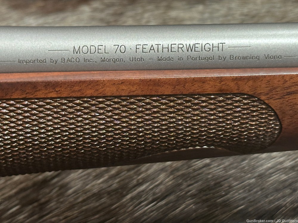 FREE SAFARI, NEW WIN MODEL 70 STAINLESS STEEL FEATHERWEIGHT 300 WSM 24"-img-6