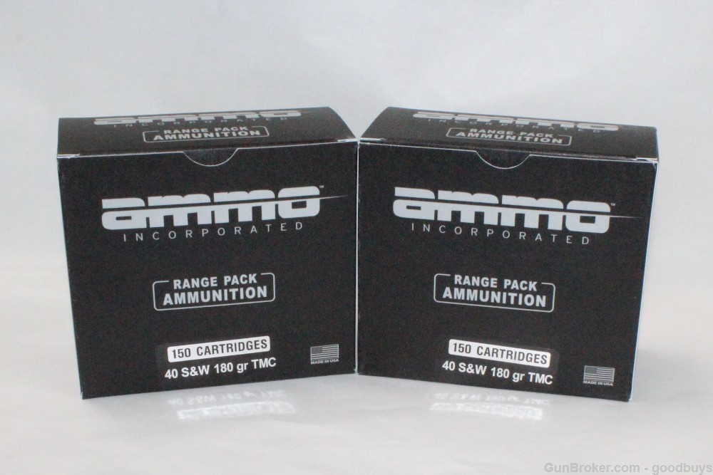AMMO INC 40S&W 180 GR TMC 40180TMC A150 300 ROUNDS 40 S&W AMMO SALE-img-0