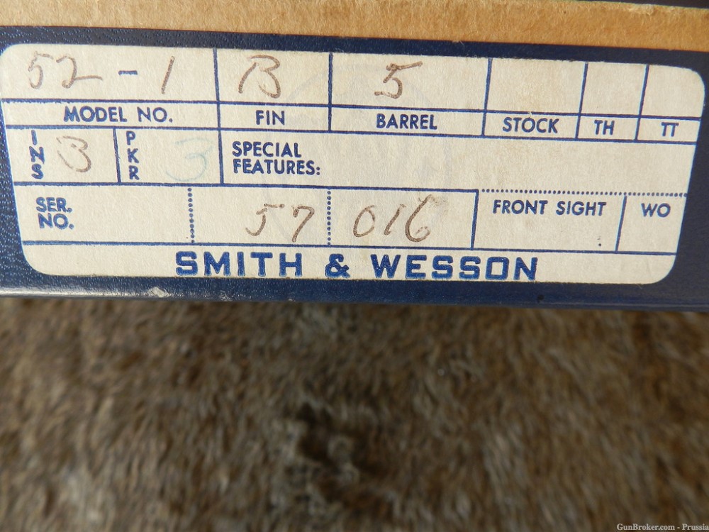 Smith & Wesson Model 52-1 38Spl MidRange NIB-img-15