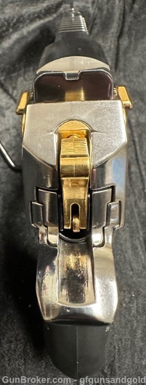 NEW CUSTOM 24KT GOLD/NICKEL PLATED MAGNUM RESEARCH DESERT EAGLE .50AE, 6IN.-img-4
