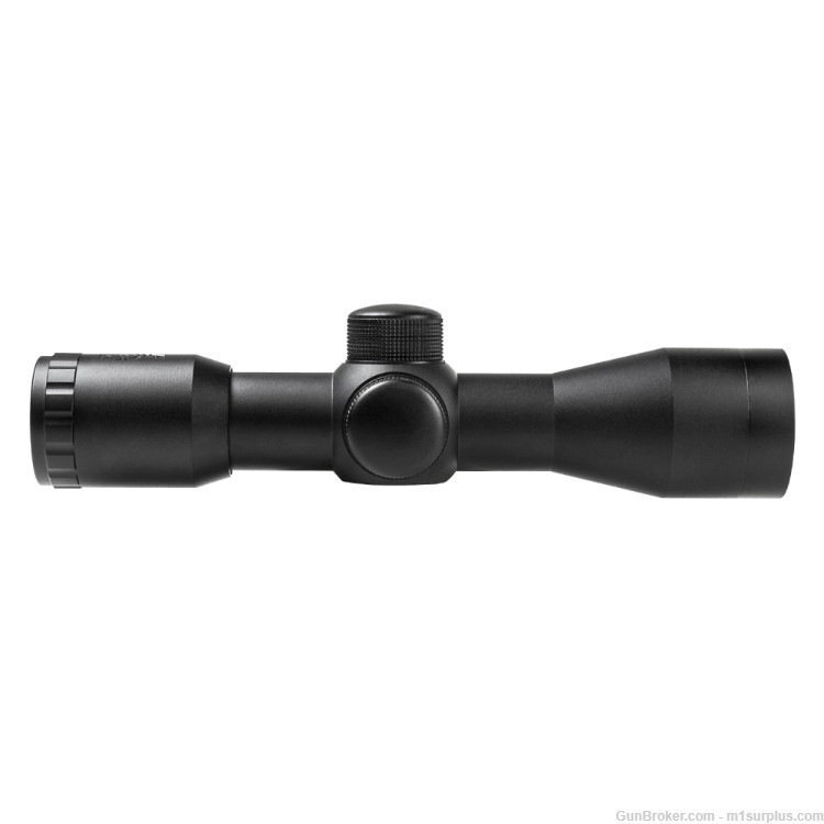 Compact 4x30 Rifle Scope + Mount fits 3/8 Dovetail Grooves on 22 Rifles-img-1