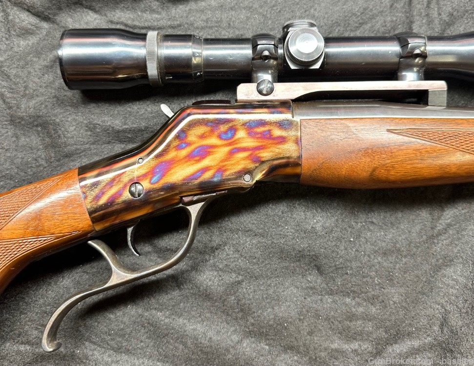 Very Rare Clerke Technic Corp 22-250 Rolling Block Single Shot Rifle 26"-img-2