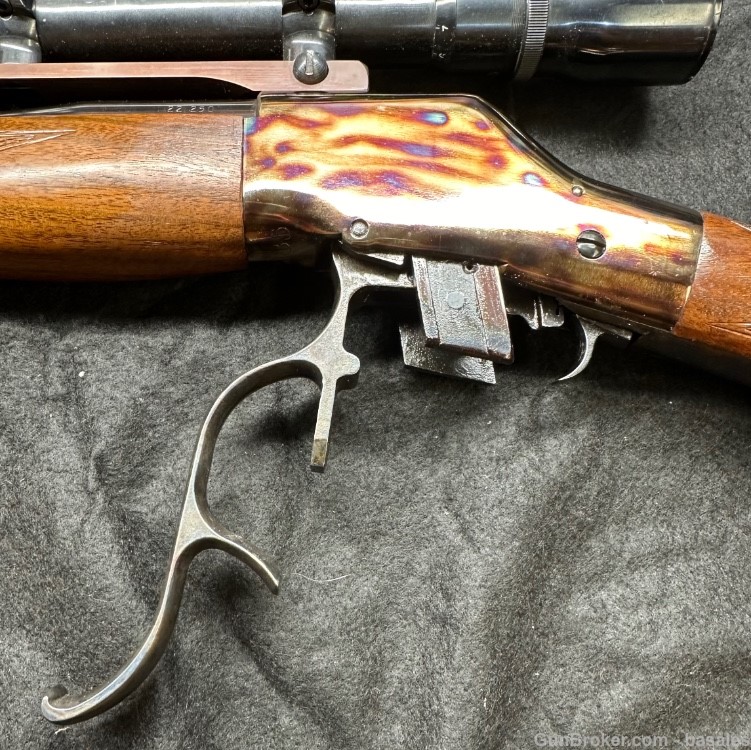 Very Rare Clerke Technic Corp 22-250 Rolling Block Single Shot Rifle 26"-img-21