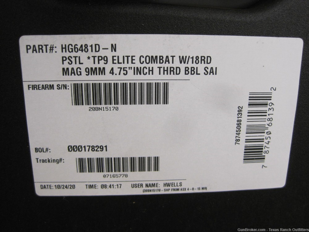 Canik HG6481D-N TP9 Elite Combat 9mm FDE threaded barrel -img-3