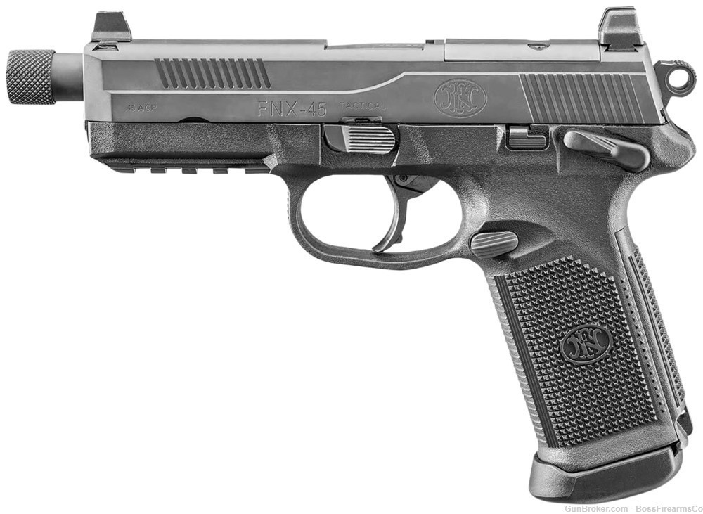 FN America FNX-45 .45 ACP Semi-Auto Pistol 5.3" 5 Mag Bundle! 66-101632-img-0