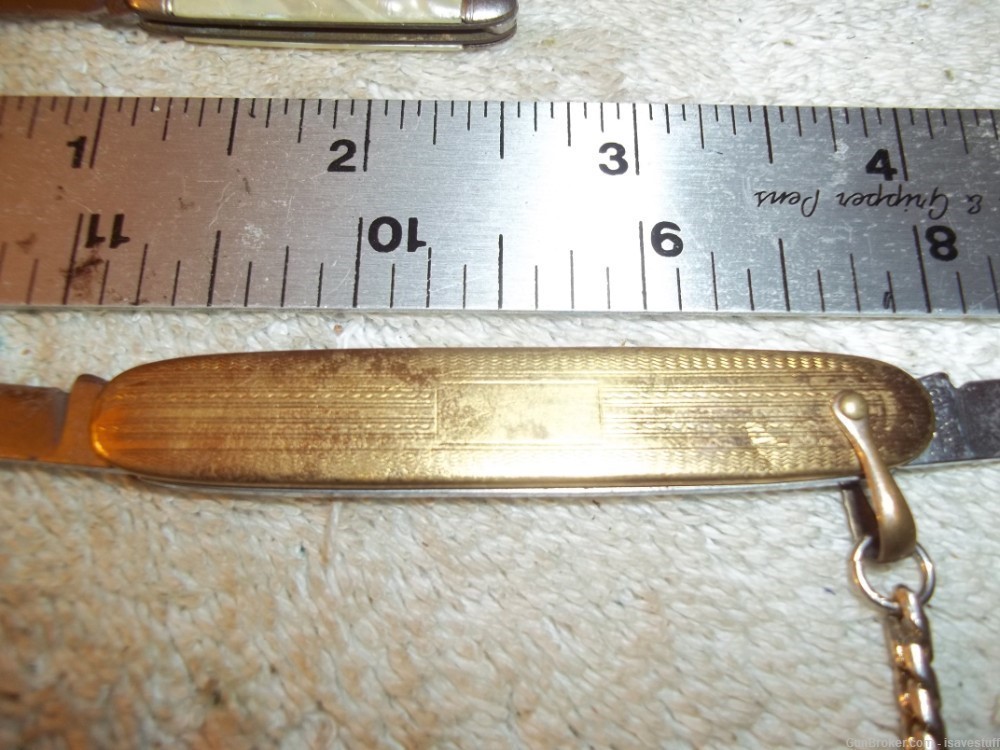 TWO Vintage Gentlemen's Pocket Knives   Colonial & Micro Mini -img-1