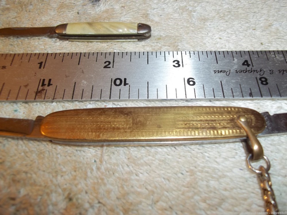 TWO Vintage Gentlemen's Pocket Knives   Colonial & Micro Mini -img-2