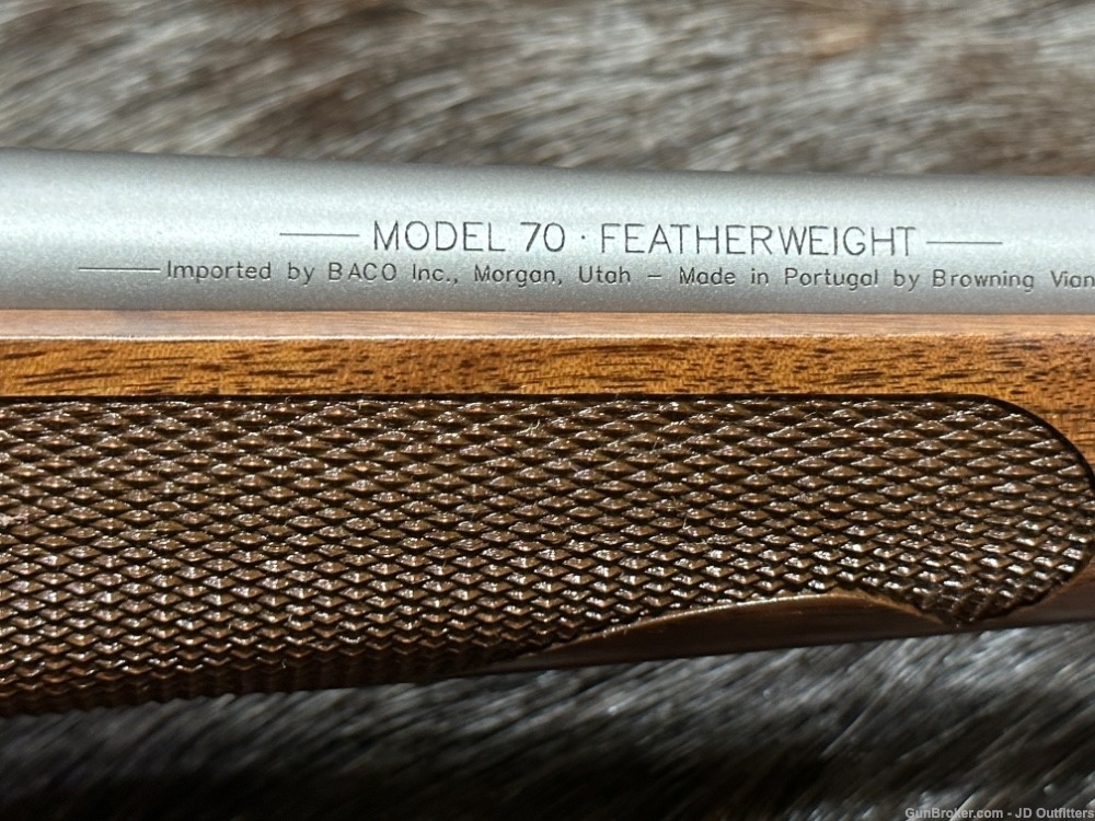 FREE SAFARI, NEW WIN MODEL 70 STAINLESS STEEL FEATHERWEIGHT 6.5 CREED 22"-img-6