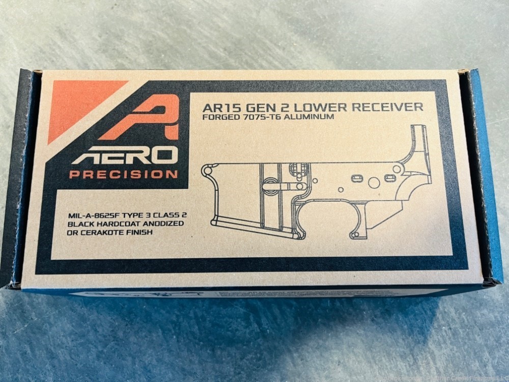 Aero Precision Gen 2 Forged Stripped AR15 Lower Receiver - Anodized Black-img-4