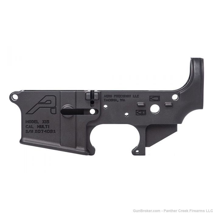 Aero Precision Gen 2 Forged Stripped AR15 Lower Receiver - Anodized Black-img-0