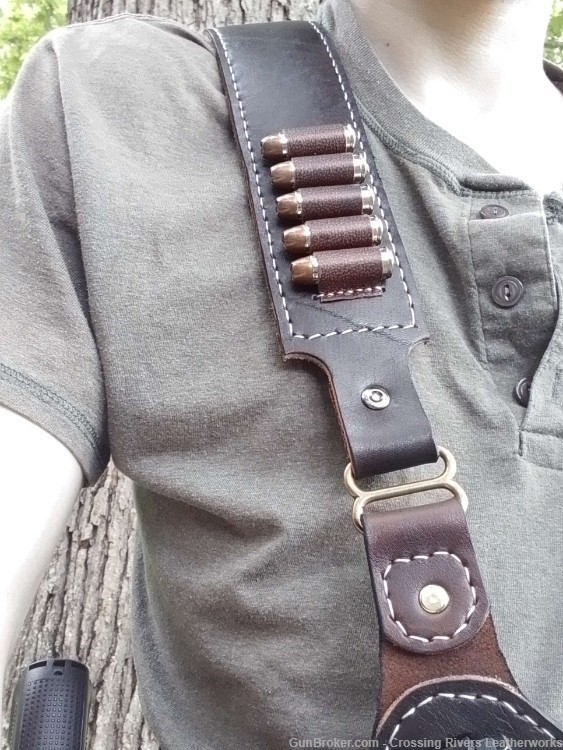 Custom chest holster for S&W X-Frame 500 Mag, 460 and 350 Legend-img-2
