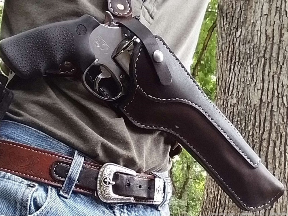 Custom chest holster for S&W X-Frame 500 Mag, 460 and 350 Legend-img-3