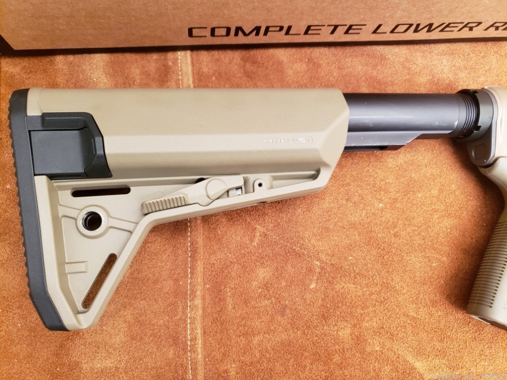 Aero Precision M4E1/AR15 FDE Complete Lower MOE Grip SL-S Carbine Stock -img-3