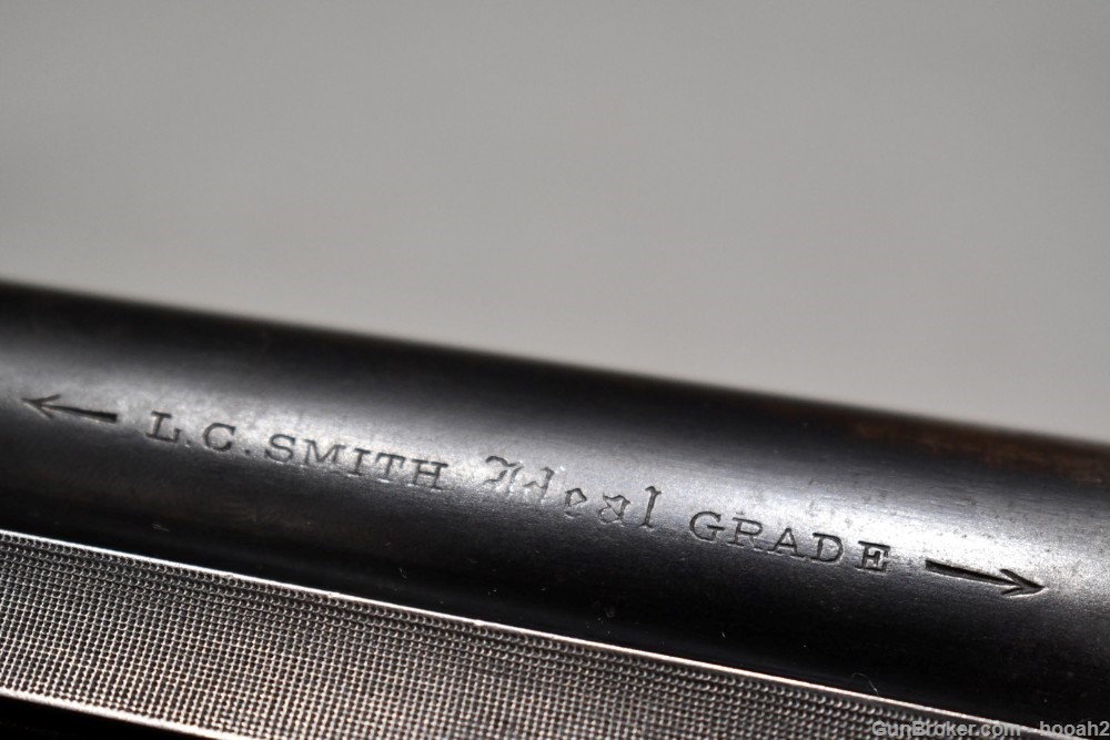 Hunter Arms LC Smith Ideal Grade SxS Sidelock Shotgun 2 3/4" 12 G C&R READ-img-42