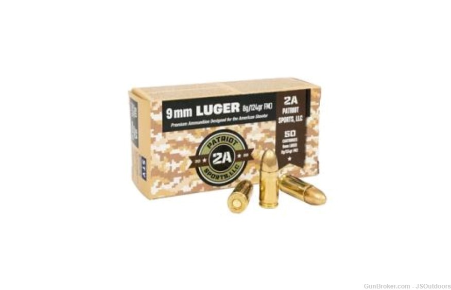 STV Technology 9mm Luger 124gr FMJ Ammo -500 Rounds-img-0