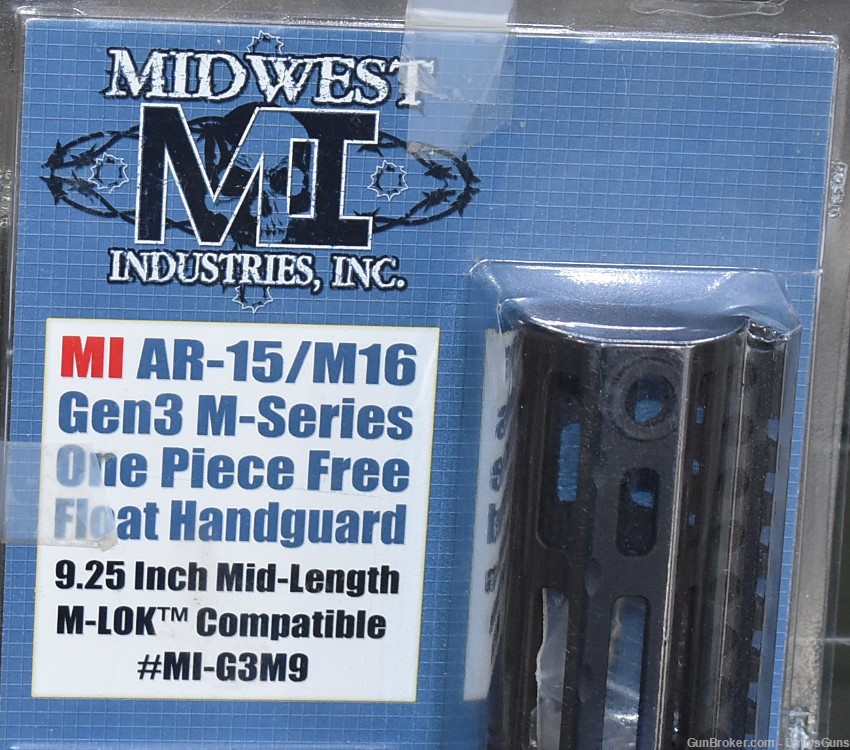 Midwest Industries AR15 M-Lok Mid Length Forend-img-1