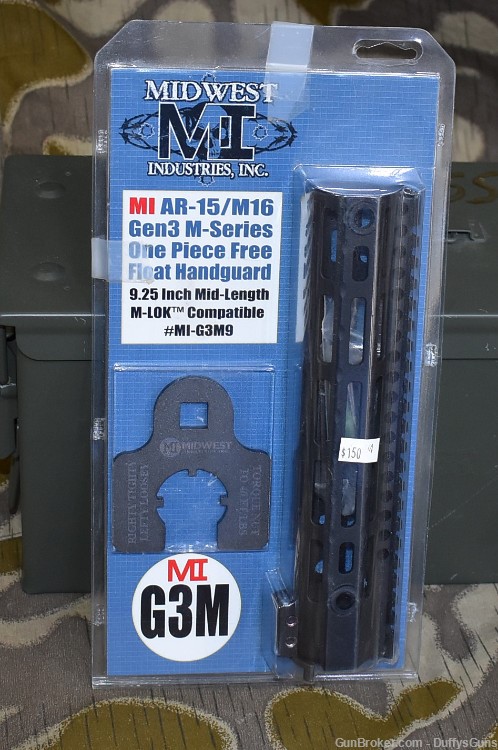 Midwest Industries AR15 M-Lok Mid Length Forend-img-0