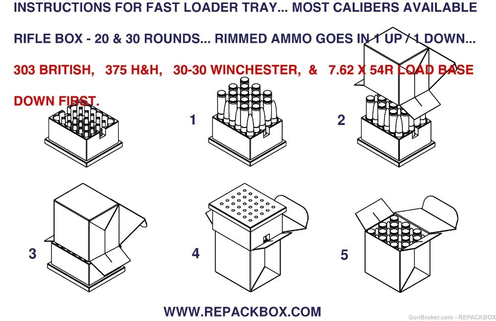 5,56 X 45 Military Cardboard Ammo Box - REPACKBOX® 30 BOX KIT-img-3