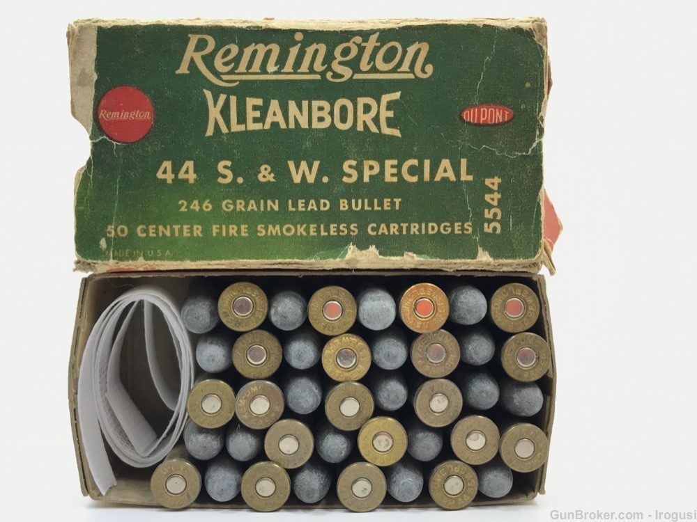 Remington .44 S&W Special Spl 246 Gr Lead Vintage Box 40 Rounds 842-LQ-img-0