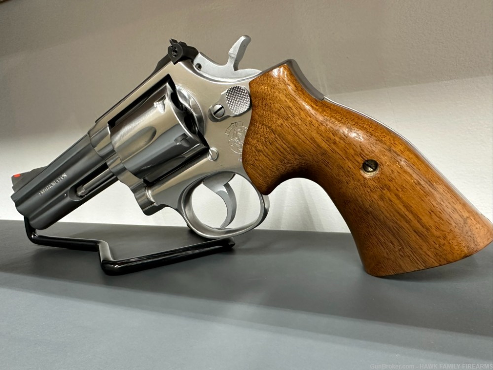 SMITH & WESSON 686 NO DASH *PRE-LOCK* STAINLESS 357 MAG 4" GORGEOUS -img-6