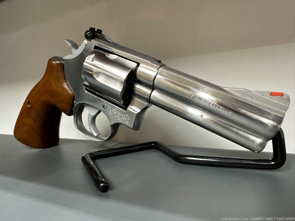 SMITH & WESSON 686 NO DASH *PRE-LOCK* STAINLESS 357 MAG 4" GORGEOUS -img-3