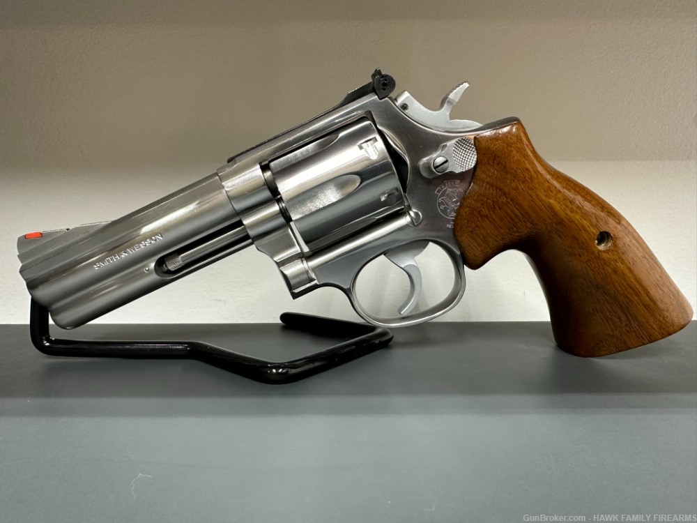 SMITH & WESSON 686 NO DASH *PRE-LOCK* STAINLESS 357 MAG 4" GORGEOUS -img-0