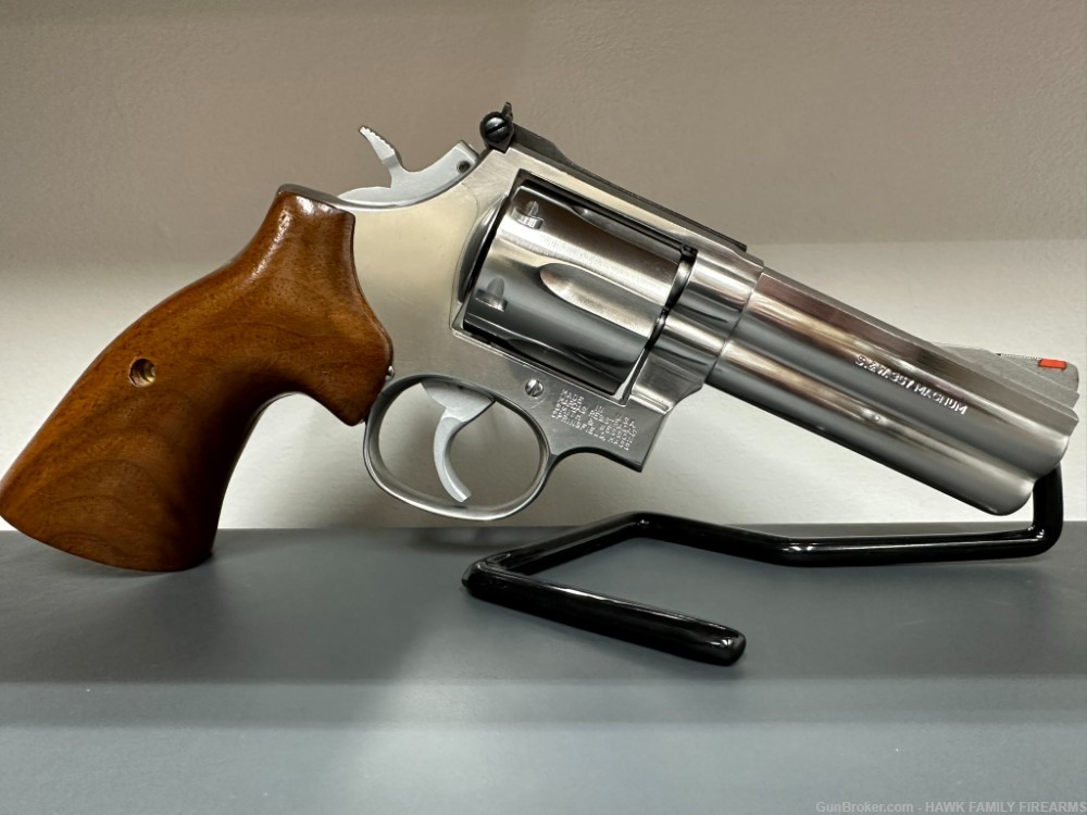SMITH & WESSON 686 NO DASH *PRE-LOCK* STAINLESS 357 MAG 4" GORGEOUS -img-1