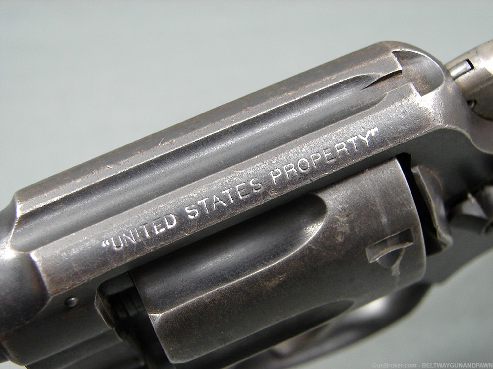 S&W Smith & Wesson Pre Victory 38S&W 5" US Property WWII Issue-img-5
