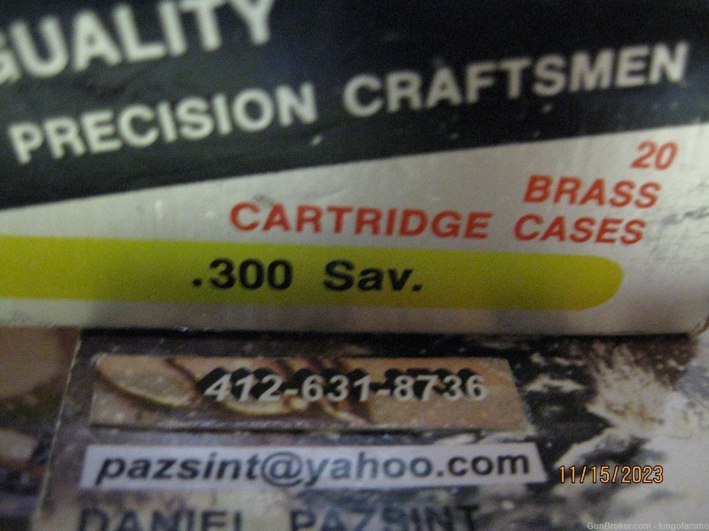 300 Savage 20 pcs NEW Sako Made Herter's Box Brass; have other cals too-img-4