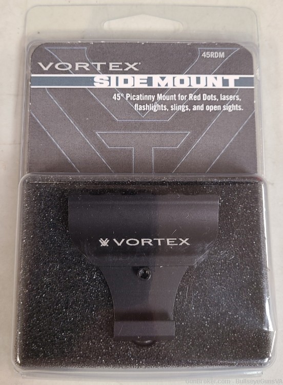 Vortex 45 Degree Picatinny Side Mount For Red Dots, Lasers, Lights +. NEW-img-0