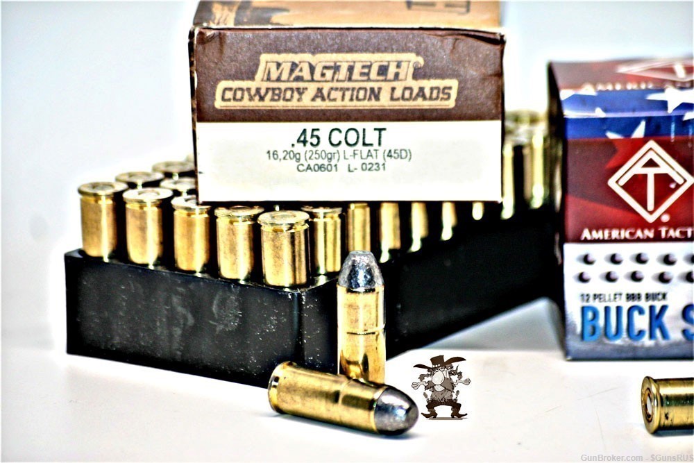 45 LC Long Colt/410 Buck Shot JUDGE COMBO MagTech 250gr 45LC/ATI 410 Buck -img-2