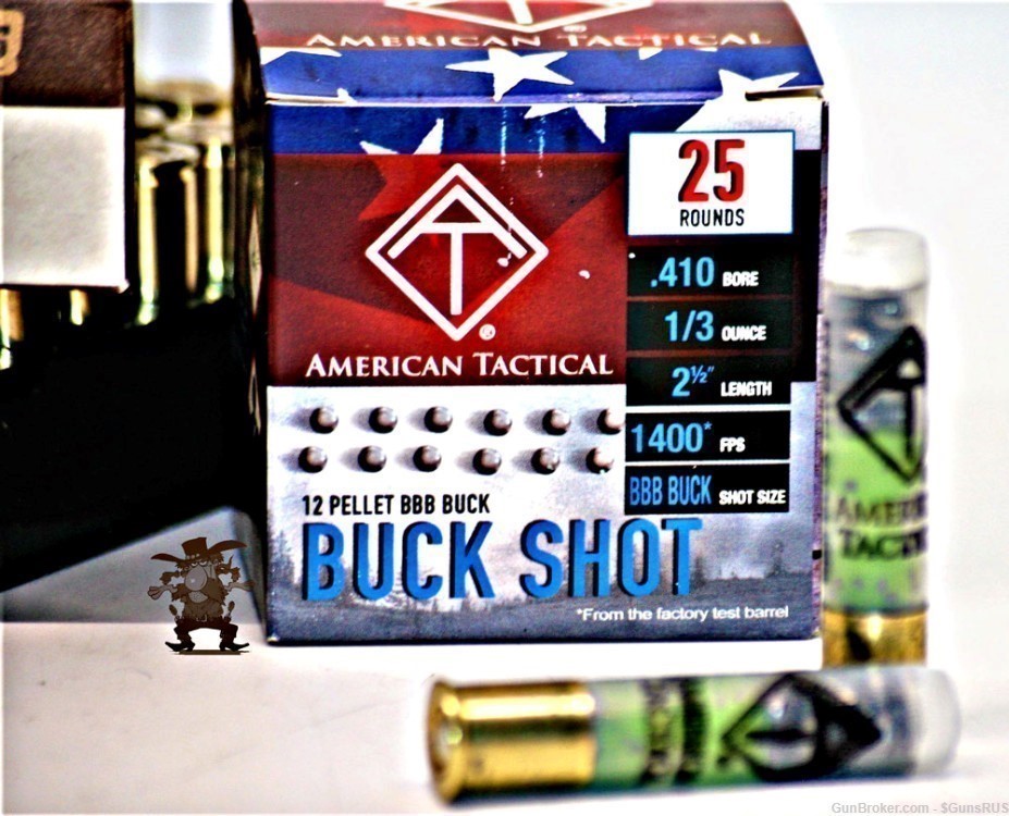 45 LC Long Colt/410 Buck Shot JUDGE COMBO MagTech 250gr 45LC/ATI 410 Buck -img-3