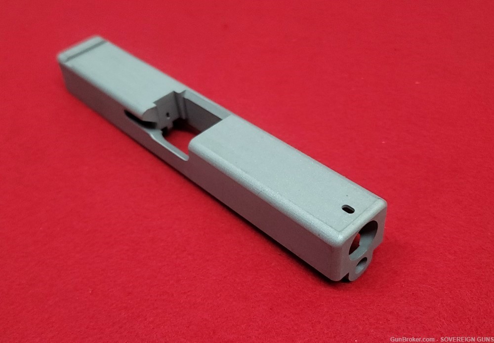 Glock 21 GEN 3 Compatible Rounded Blank Slide 45ACP SS-img-0