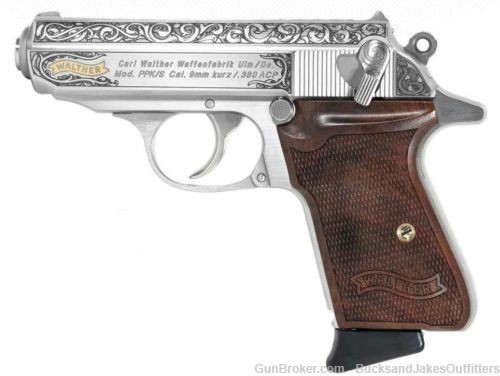Walther Arms PPK/S Meister Gold Ribbon .380 ACP 3.3" 6+1 - 3.3" Barrel, 6+1-img-0