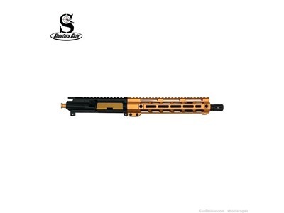 Orange 10.5" AR15 .223 Wylde Pistol Upper, 1:8 Twist, NO BCG, FREE SHIPPING