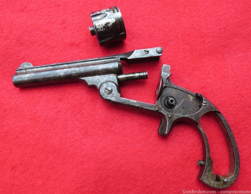 Smith and Wesson Model 1 1/2 S&W Single Action Parts Project 1880s No FFL-img-37