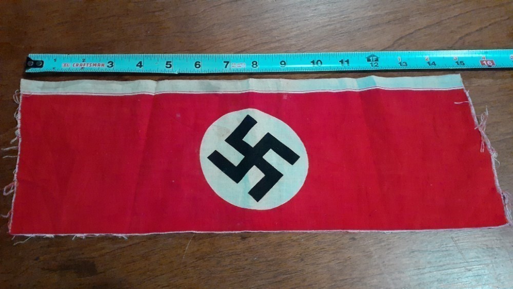 WWII German NSDAP Armband Blank Unsewn-img-0