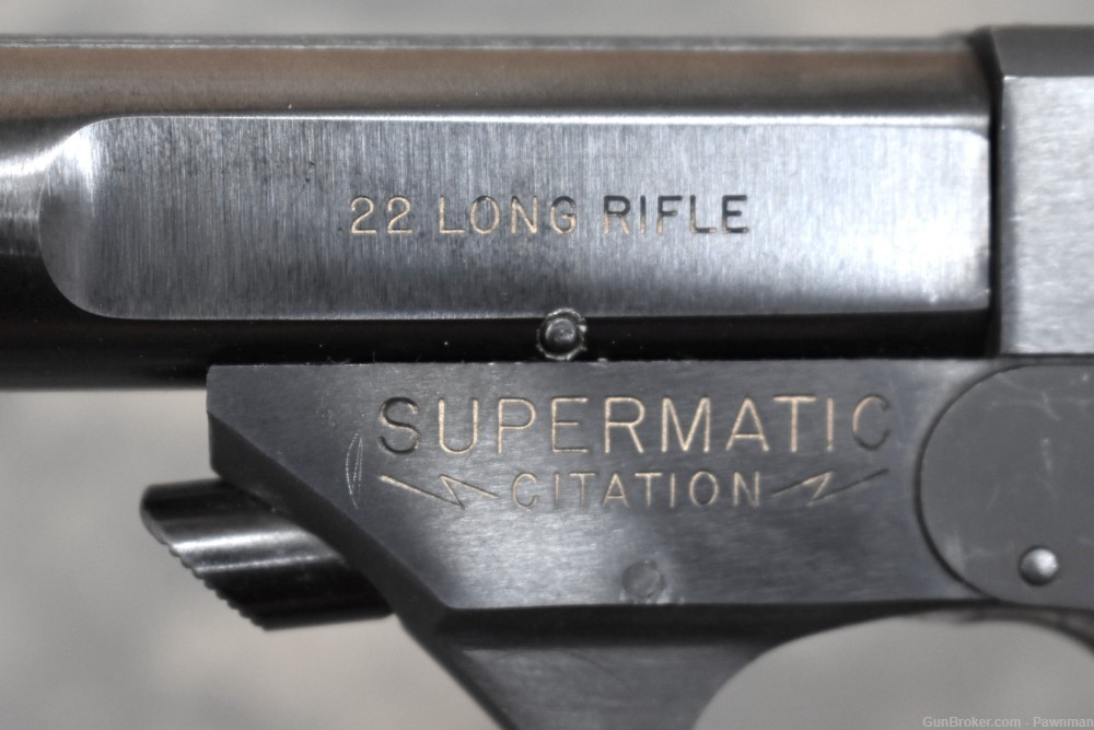 High Standard Supermatic Citation in 22LR made 1973-img-2