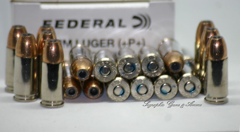 9MM +P+ JHP +P+ FEDERAL LAW ENFORCEMENT 9 MM AMMO 115 Gr JHP 50 Rounds-img-3