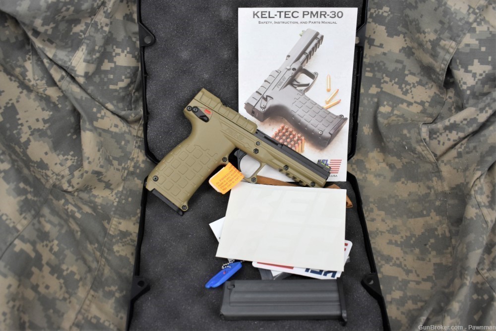 KelTec PMR30 Tan in 22 Mag w/case 2 mags NEW!-img-12