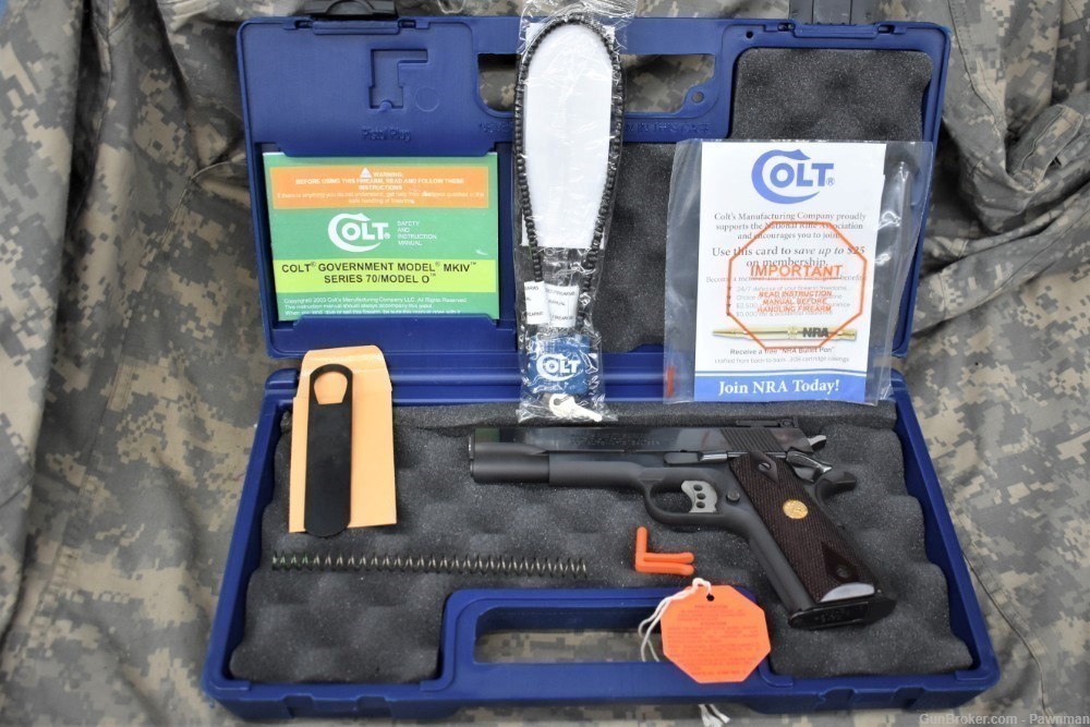 Colt Series 70 National Match Gold Cup 45ACP w/hard case-img-10