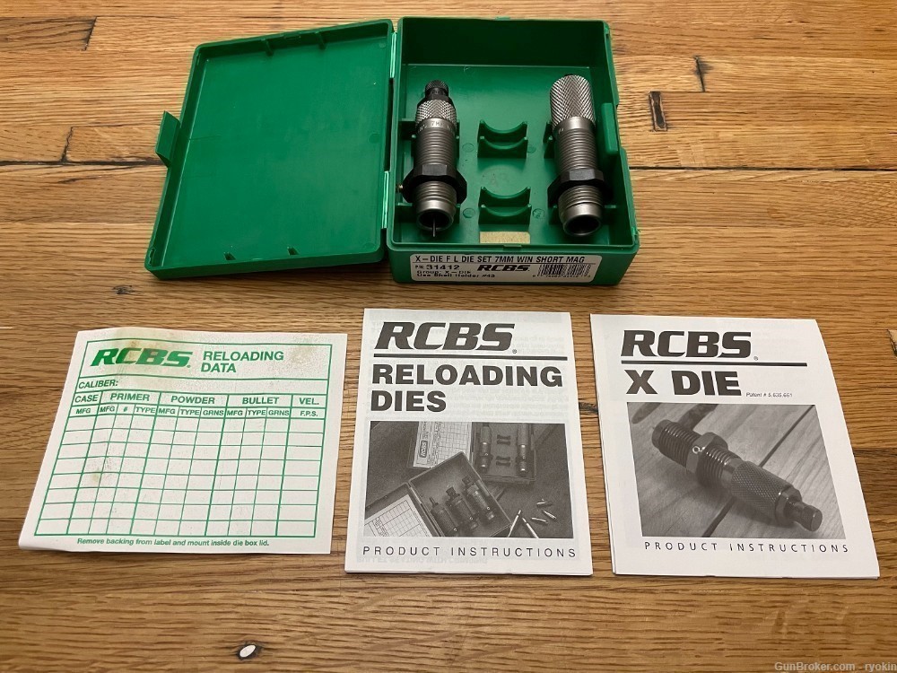 Brand-New RCBS X-Die Full Length Die Set for 7mm Win Short Mag-img-2