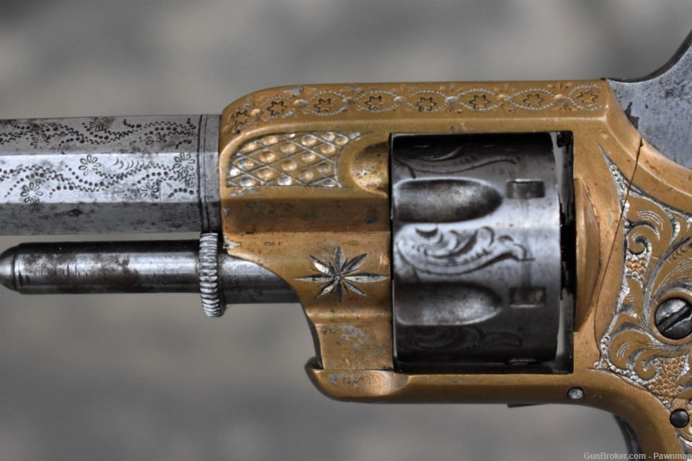 Whitneyville Armory Model 1 revolver in 22 short   made 1871-1879-img-4