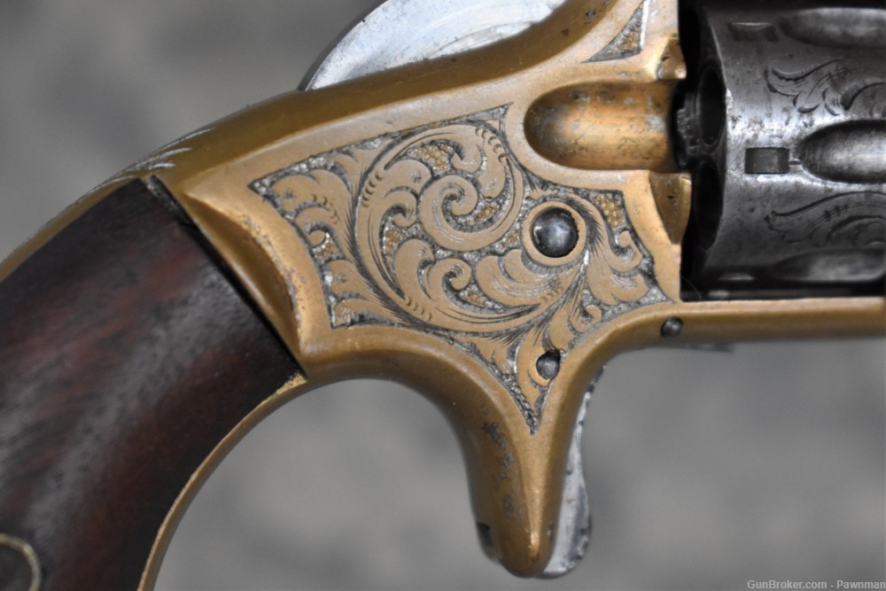 Whitneyville Armory Model 1 revolver in 22 short   made 1871-1879-img-9