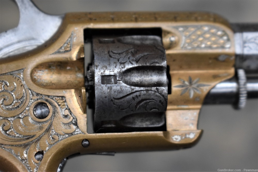 Whitneyville Armory Model 1 revolver in 22 short   made 1871-1879-img-8