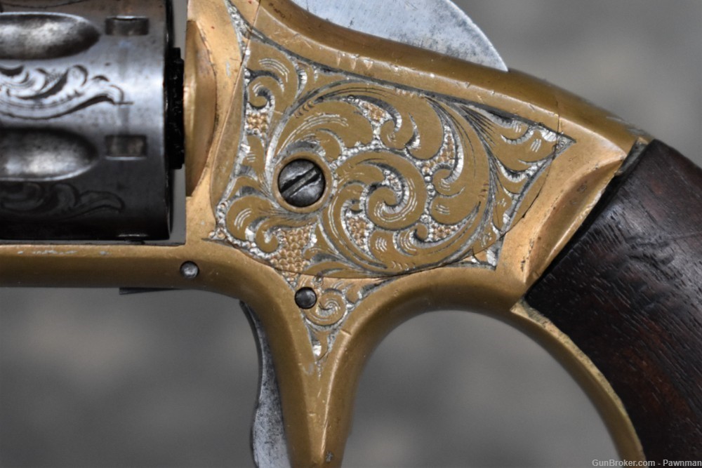 Whitneyville Armory Model 1 revolver in 22 short   made 1871-1879-img-5