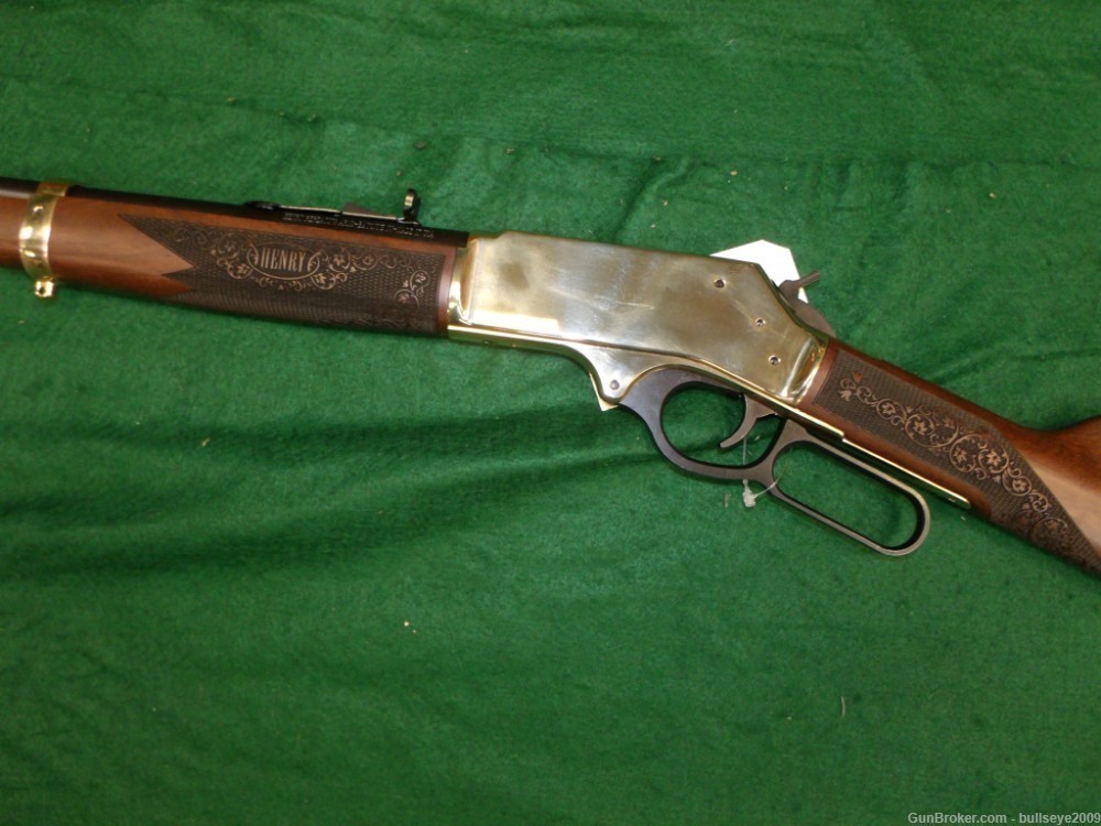 Henry Side Gate Lever Action 30-30 20"bbl Engraved Stock-img-6