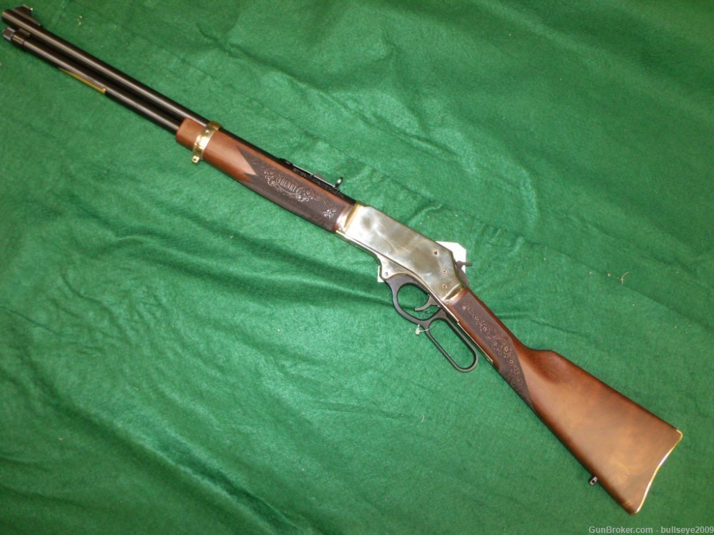 Henry Side Gate Lever Action 30-30 20"bbl Engraved Stock-img-4