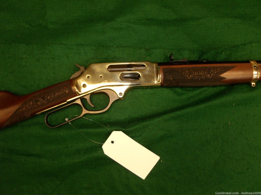 Henry Side Gate Lever Action 30-30 20"bbl Engraved Stock-img-2